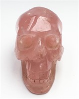 Natural Pink Quartz Skull