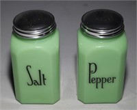 jadeite salt and pepper shakers repro