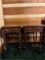 2 Wooden Tables