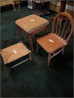 Stools & Small Wooden Chairs