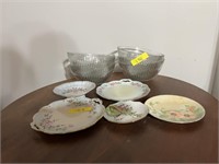 Glass Bowls & Decorative Plates (8)