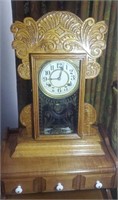 Mantle clock approx 22 inches tall