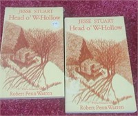 Jesse Stuart book pair Head of W Hollow paperback