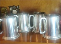 Leonard English pewter mugs