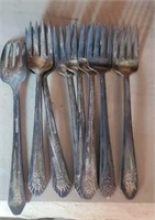 WM Roger's silver plated forks