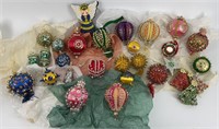 Vintage Ornate Pushpin Ornaments