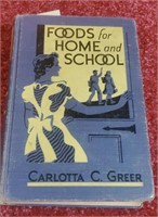 Foods for home & school. School book from 1948