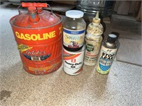 Vintage Oils and Gasoline Canister