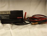 Sears Air Compressor and Jumper Cables