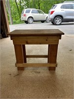 Handmade Small Wooden Bench