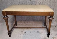 Small Upholstered Wood Bench