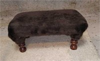 Padded Wooden Footstool