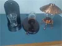 Copper Lantern and Candle Sconces