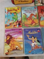 Group of Nine Disney children's books and a