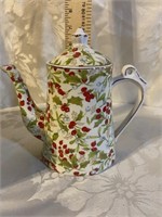 NEW BOXED HOLLY TEAPOT