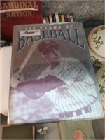 Hardcover coffee table book 100 Years of baseball