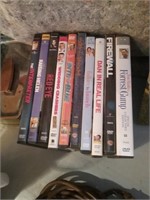 Group of DVD movies including Forrest Gump