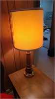 Lot of 2 Vintage Brown Lamps