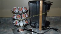 Keurig Coffee Maker & Pods w Stand