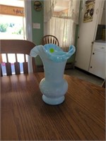 Slip glass vase