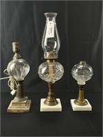 3 Early Oil Lamps