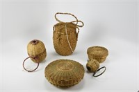 St. Regis Mohawk Indian Sewing Baskets