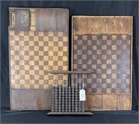 2 Early Checkerboards & Score Board