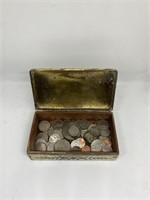 Antique Chess full of Coins
