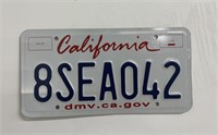 California License Plate