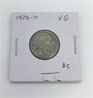 1928-D Graded Buffalo Nickel Coin