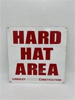 "Hard Hat Area" Steel Sign
