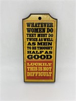 Wooden Quote Wall Decor