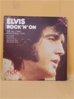 Rare Elvis Presley *Rock N On * LP 33 Record TSP