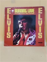 Rare Elvis Presley * Burning Love* LP 33 Record