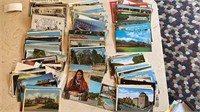 Box of Vintage Postcards Uncirculated Various