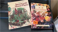 Houseplants & Cut Flowers Books, Lot of 2