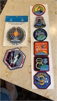 Astronaut & Space Patches Challenger &  Mercury