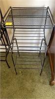 Metal Shelf, 12 W x 12 D x 27 Tall, 
Sturdy &