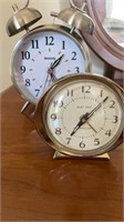 Pair of Alarm Clocks, Vintage Baby Ben 
& Sharp.