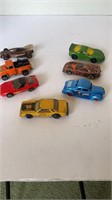 Group of 7 Hot Wheel Cars, 1 is Mickey Mouse,