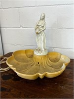 Vintage fountain untested plastic Lawnware