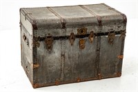 Large Antique Steamer Trunk