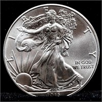 2015 American Silver Eagle- 1 Oz Coin