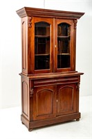 Elegant Antique Step back Cabinet