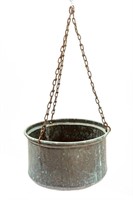Extra Large Extra Old Hanging Copper Pot w/ Stand