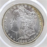 1882-CC Morgan Silver Dollar - PCGS MS64
