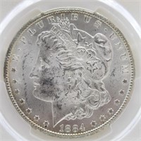 1884-CC Morgan Silver Dollar - PCGS MS62