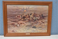 "Stolen Horses" Print By C M Russell