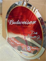 Budweiser Dale Earnhardt Jr mirror approx 31" x25"