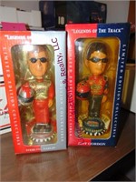 2 Legends of the Track LE Bobble Heads SEE PICS